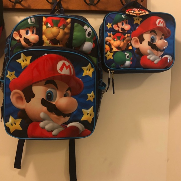 super mario bookbag
